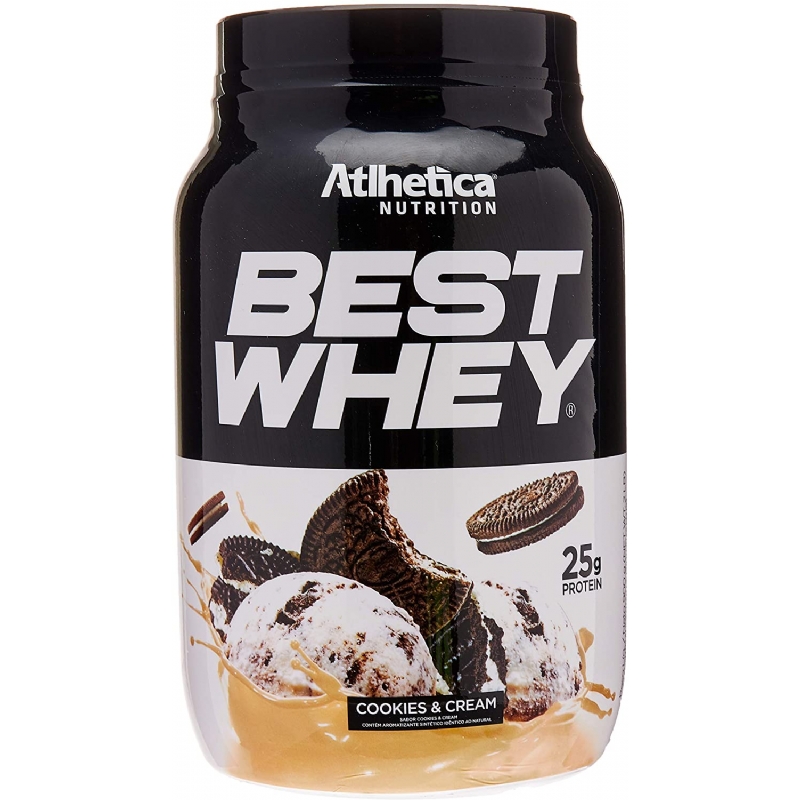 Foto Best Whey Cookies & Cream, Athletica Nutrition, 900G