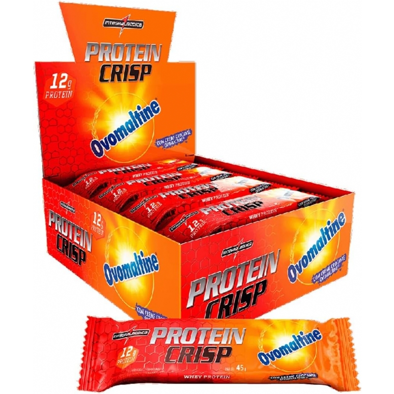 Foto Caixa Barrinhas crisp Ovomaltine 12 unidades