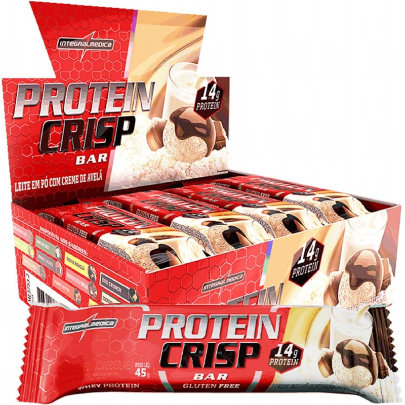 Foto Barra de Proteína  Protein Crisp Bar Creme de Avelã - 12 Unidades