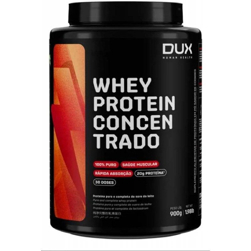 Foto WHEY DUX CONCENTRADO SEM SABOR ,NEUTRO 1 900G