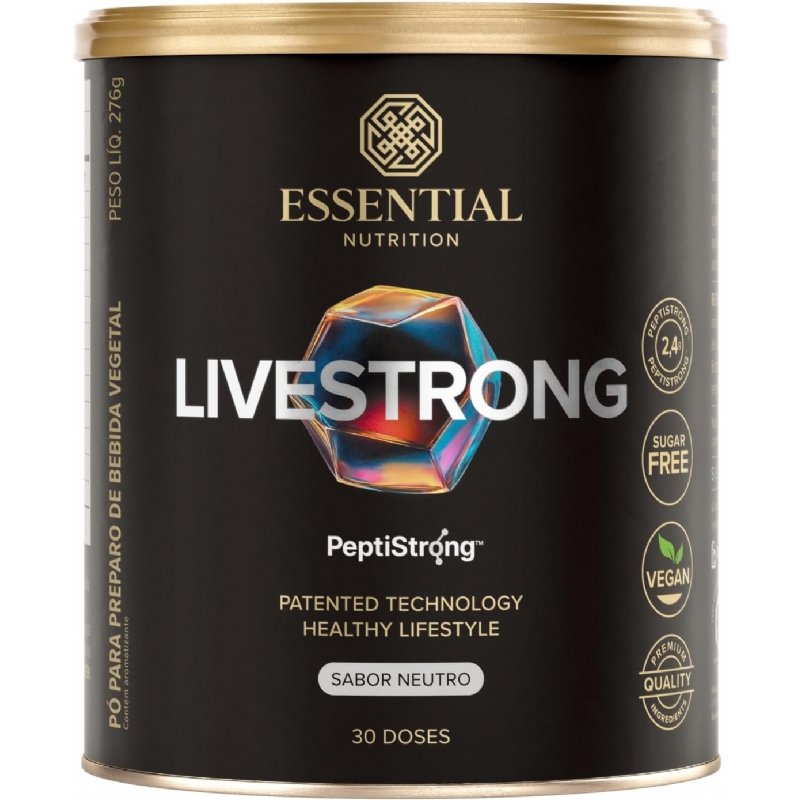 Foto Livestrong sabor Neutro Lata 237g - Essential Nutrition