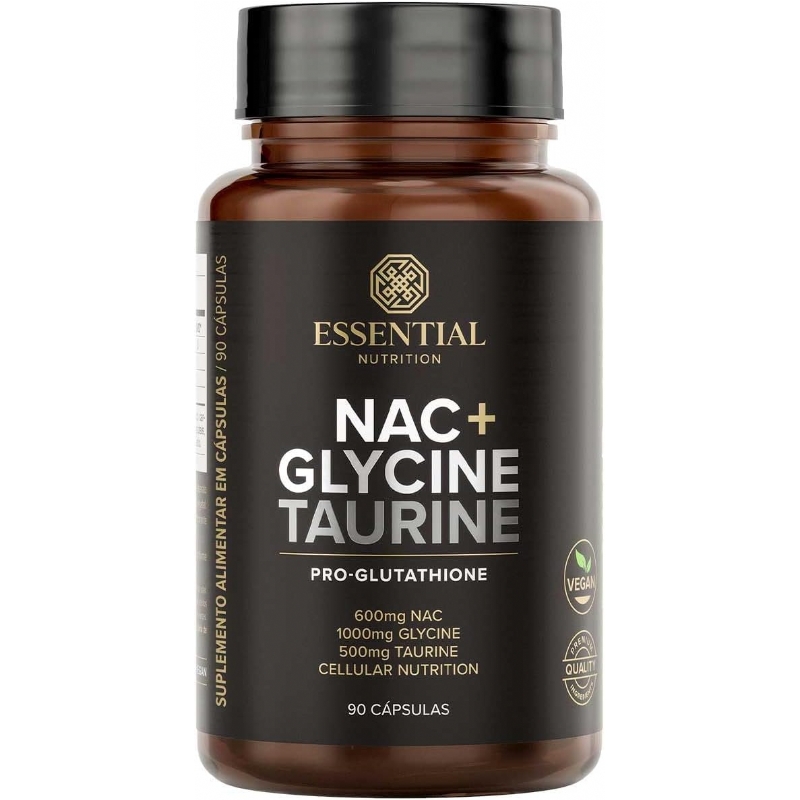Foto NAC + Glycine + Taurine - 90 Cápsulas - Essential Nutrition