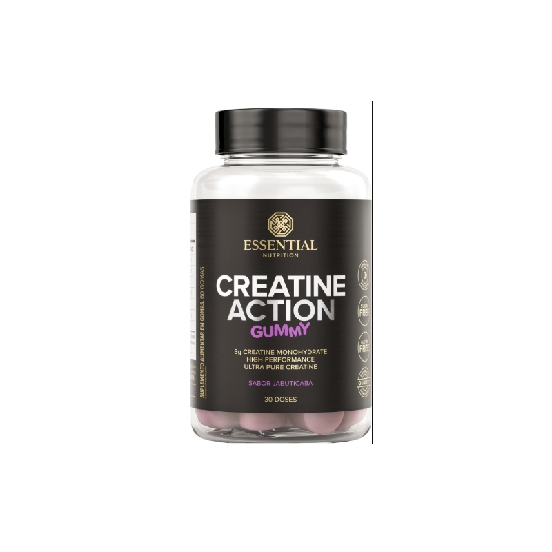 Foto Creatina Creatine Action Gummy sabor Jabuticaba - Essential Nutrition