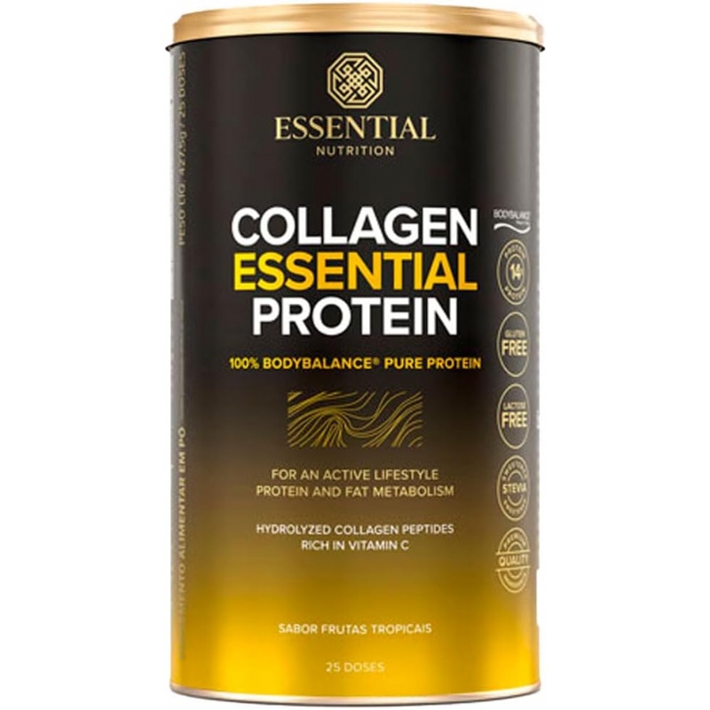 Foto Collagen Essential Protein Frutas Tropicais Essential Nutrition 427,5