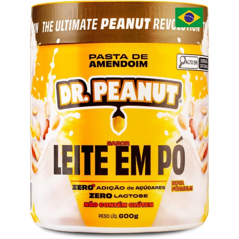 Foto Pasta de Amendoim 600g Sabor Leite em pò