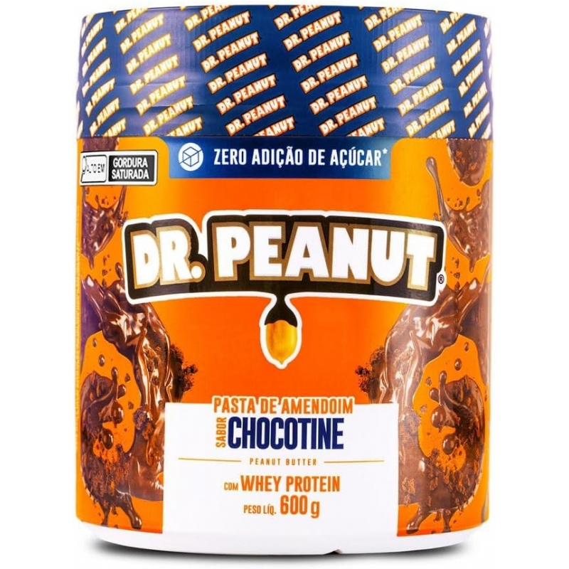 Foto DR. Peanut Pasta de Amendoim Sabor Chocotine, Pote 600g