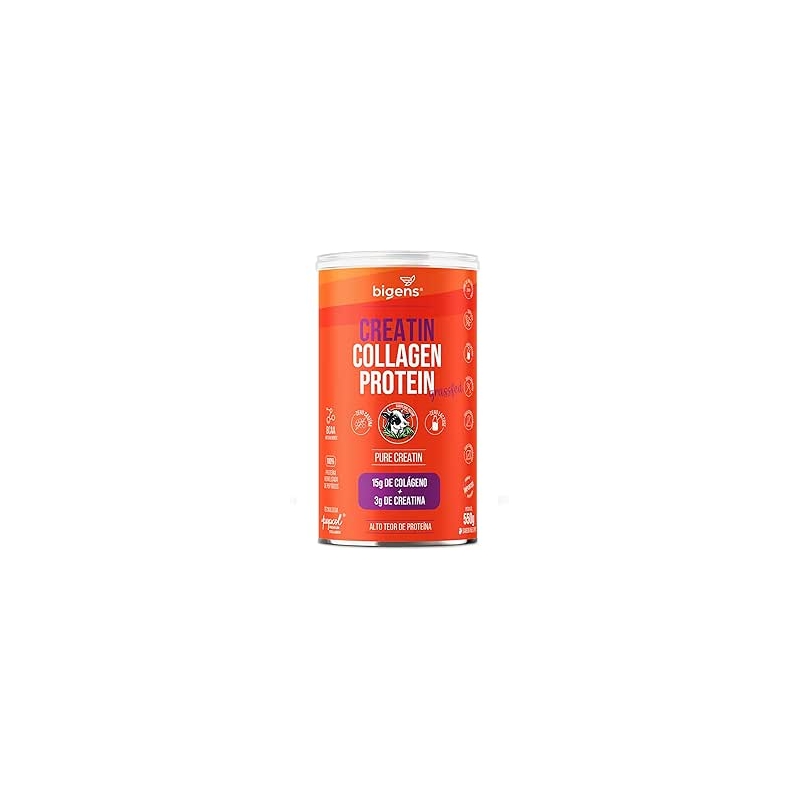 Foto Bigens Creatin Collagen Protein - Grass-Fed (Gado de Pasto) - Zero Lactose e Caseína