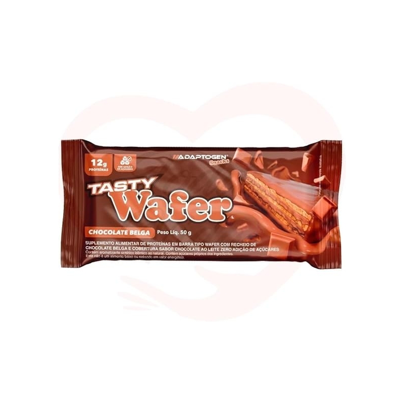 Foto Tasty Wafer Adaptogen Chocolate Belga 30G CX12