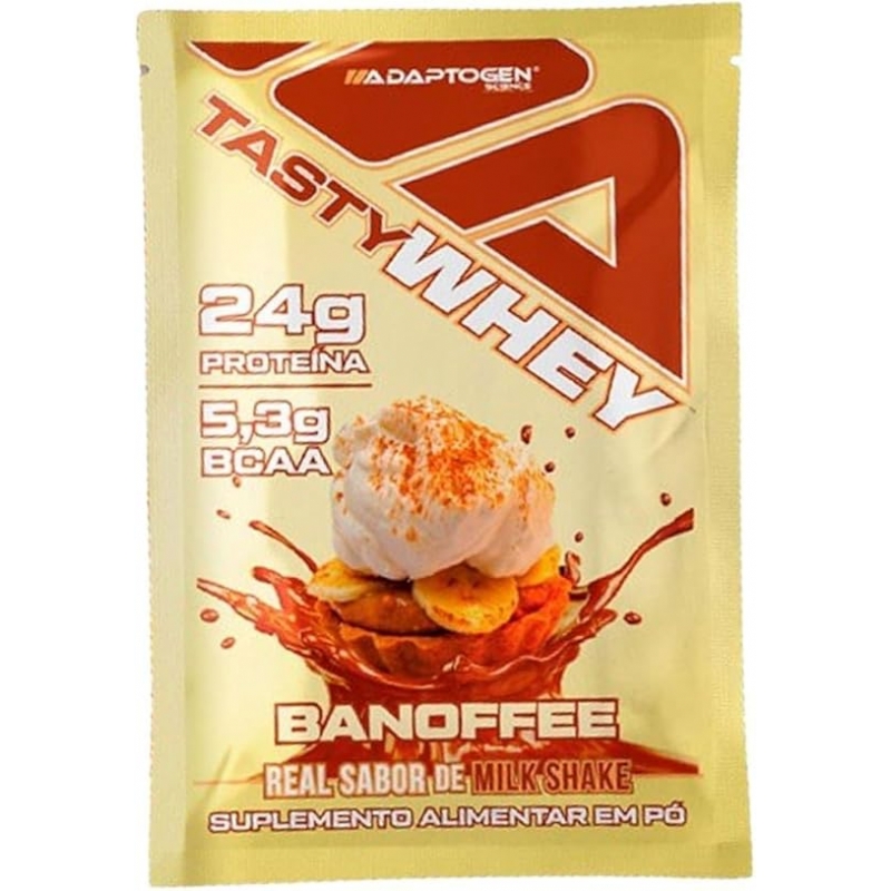 Foto Tasty Whey 3W - 1 Sachê 32g Banoffee - Adoptogen