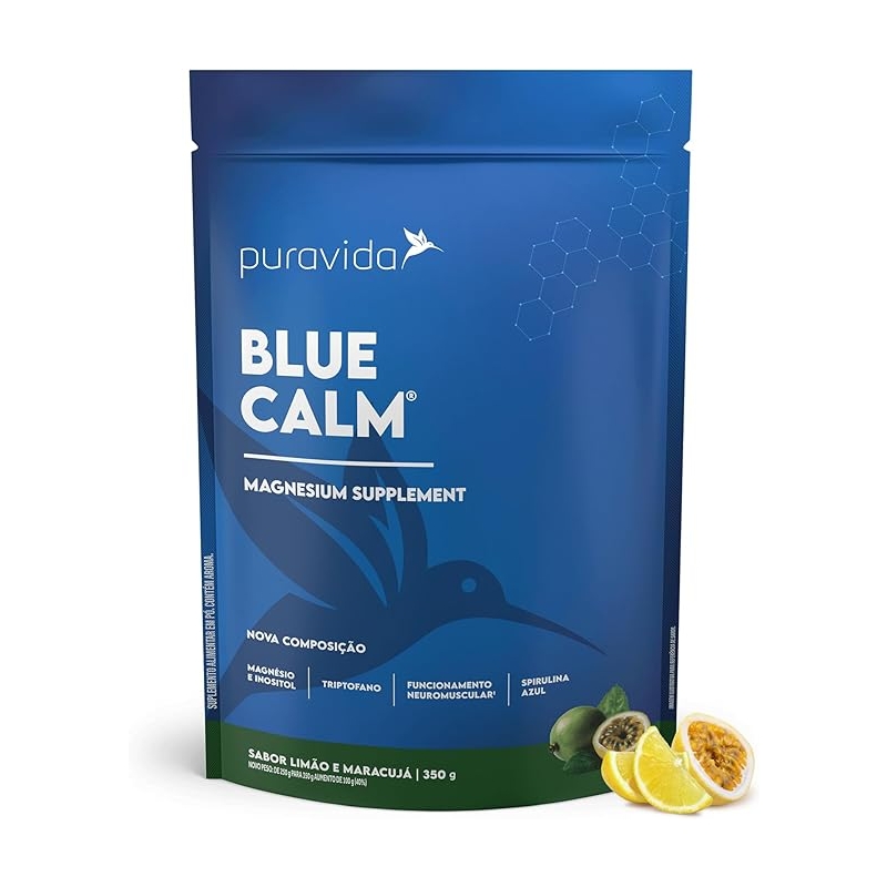 Foto Puravida Blue Calm Limão e Maracujá 350g