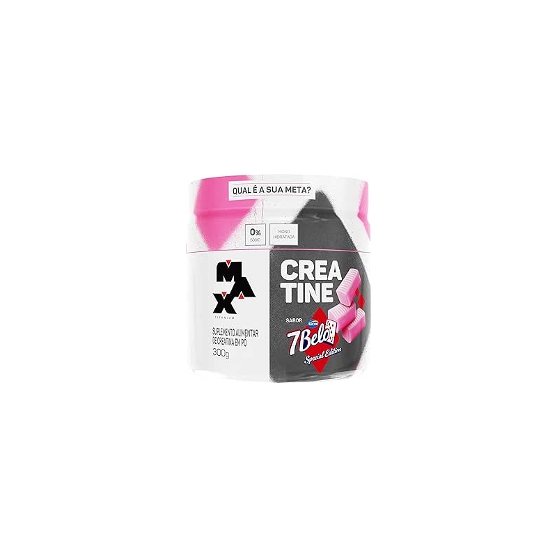 Foto Max Titanium Creatine pote 300g- Sabor 7Belo