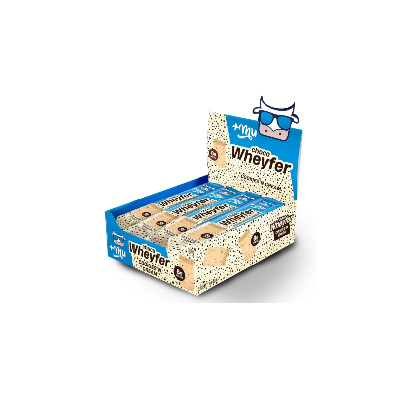 Foto +Mu Chocowheyfer Proteico Sabor Cookies - Display com 12 unidades