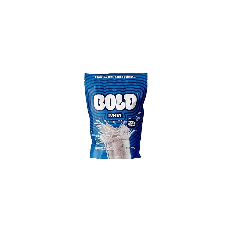 Foto WHEY PROTEIN 3W - BOLD WHEY (900g) - Sabor: Cookies & Cream