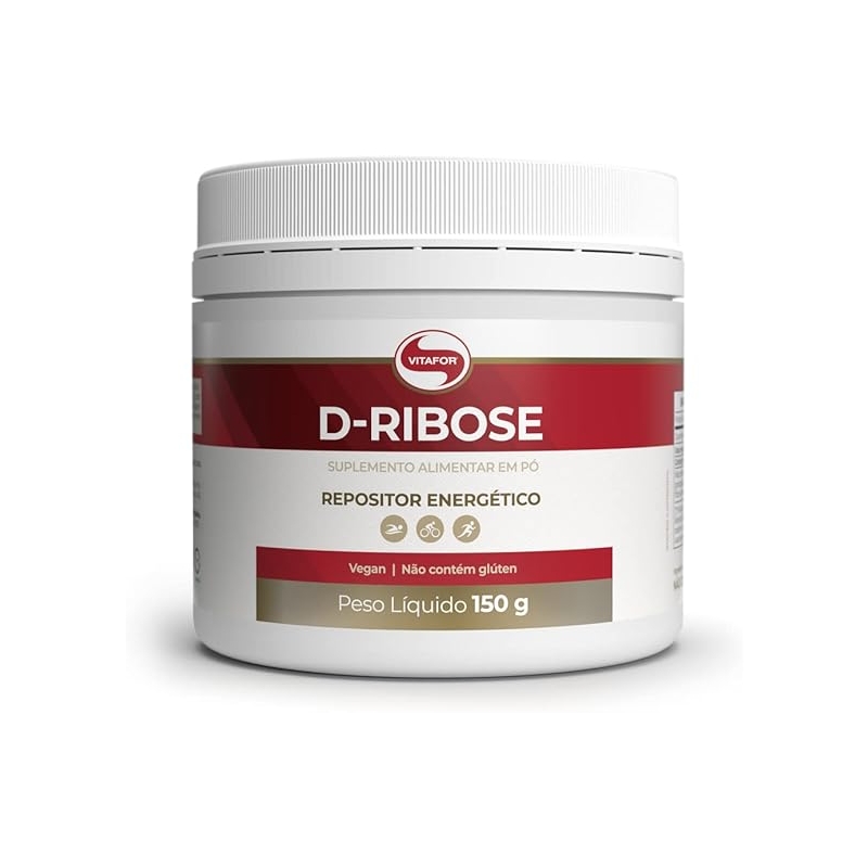Foto D-Ribose Vitafor, Branco 150 Gramas
