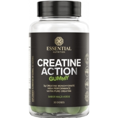 Foto Creatina Creatine Action Gummy sabor Maçã Verde - Essential Nutrition