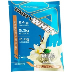 Foto Tasty Whey 3W - 1 Sachê 34g Vanilla Cream - Adoptogen