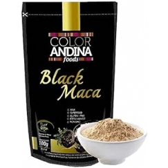 Foto Maca Peruana Preta em Pó 100% Pura Color Andina 100g