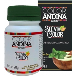 Foto Adoçante Stévia 20g | COLOR ANDINA | 100% natural | Zero açúcares
