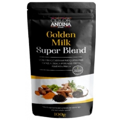 Foto golden milk color andina 100g super blend