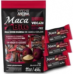 Foto Doce Fit Maca Bite Banana com Maca Red Zero Açúcar Adicionado Color Andina 30un