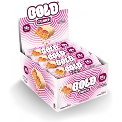 Foto Barra de Proteína Bold Crunch Morango & Chantilly 60 g -18 g de Proteína - Caixa com 12 Unidades
