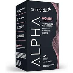 Foto Puravida Suplemento alimentar Alpha Women 60 cápsulas