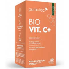 Foto Puravida Suplemento alimentar Bio Bit C+ 60 cápsulas