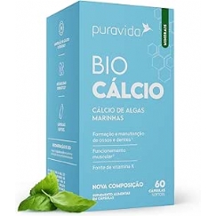 Foto Puravida Suplemento alimentar Bio Cálcio 60 cápsulas