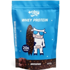 Foto +Mu Whey Concentrado Sabor Brownie 20g Proteína - Refil 900g