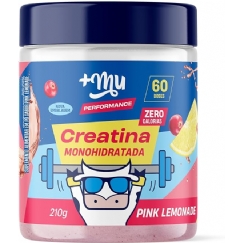 Foto +Mu Creatina Monohidratada 100% pura Sabor Pink Lemonade - 210g