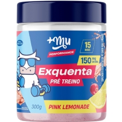 Foto +Mu Pré Treino Exquenta Sabor Pink Lemonade - 300g